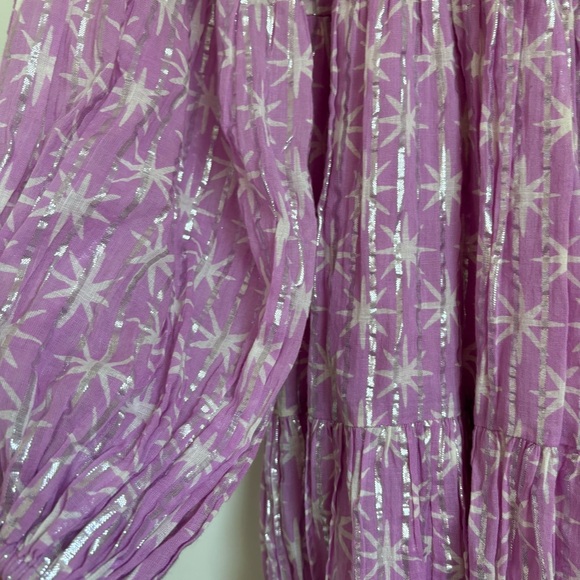 Tuckernuck Oliphant Virgo Lilac Tiered Mini Dress - Picture 4 of 11